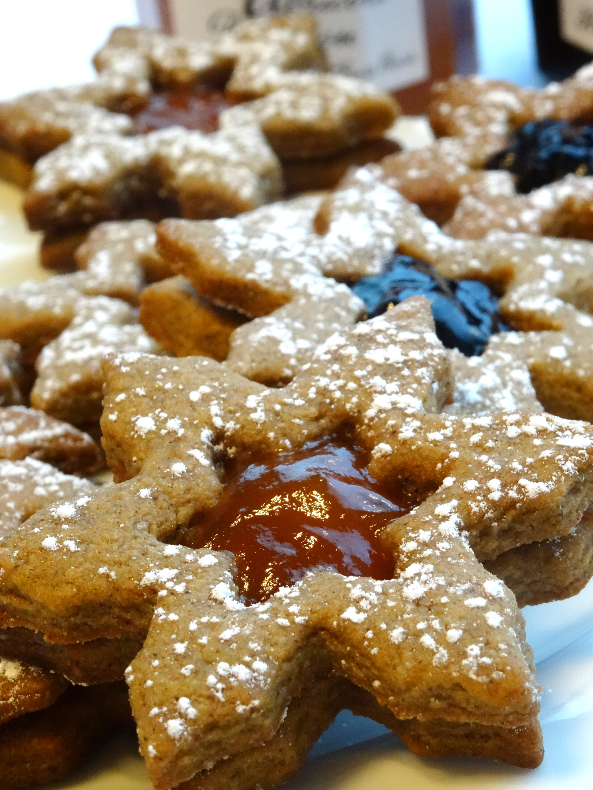 Biscuits de Noel, confiture au yuzu et ume